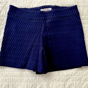 Margaret M - Lea Printed Shorts - Navy - Medium